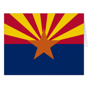 Arizona Flag: Setting Star Sun, The Copper State