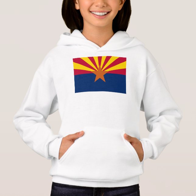 Arizona Flag: Setting Star Sun, The Copper State (Front)
