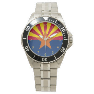 Arizona Flag: Setting Star Sun, The Copper State Watch