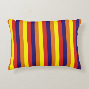 arizona flag stripes USA united states america col Decorative Cushion