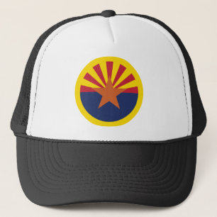 Arizona Flag Theme 00 Trucker Hat