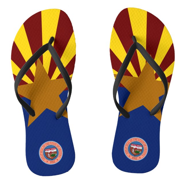 Arizona flag thongs (Footbed)