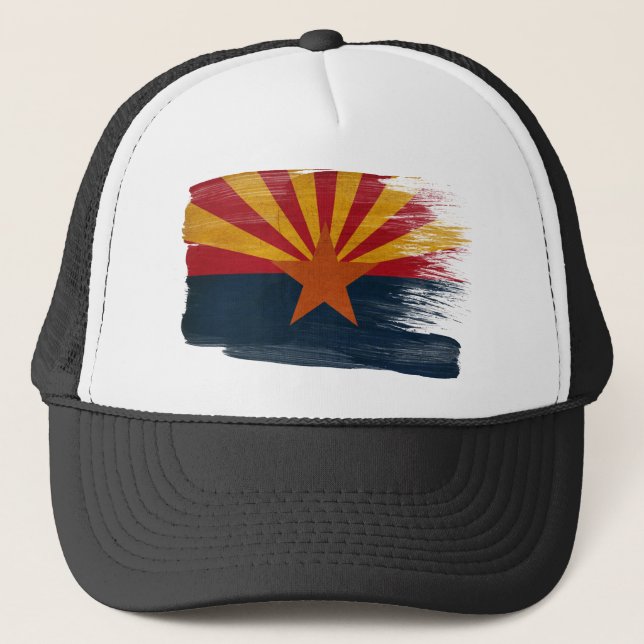 Arizona Flag Trucker Hat (Front)