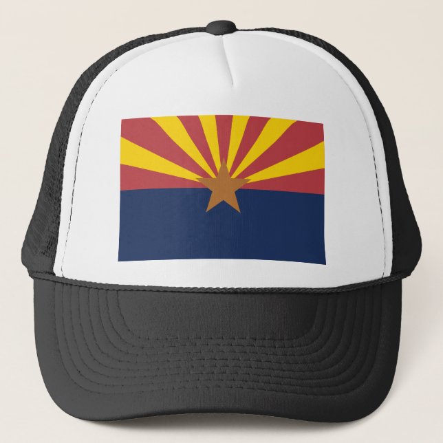 Arizona Flag Trucker Hat (Front)