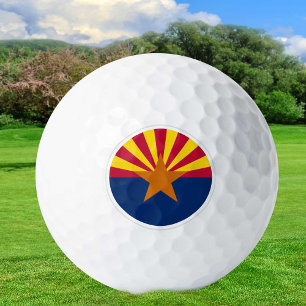 Arizona Golf Balls, state Flag / Patriots Balls