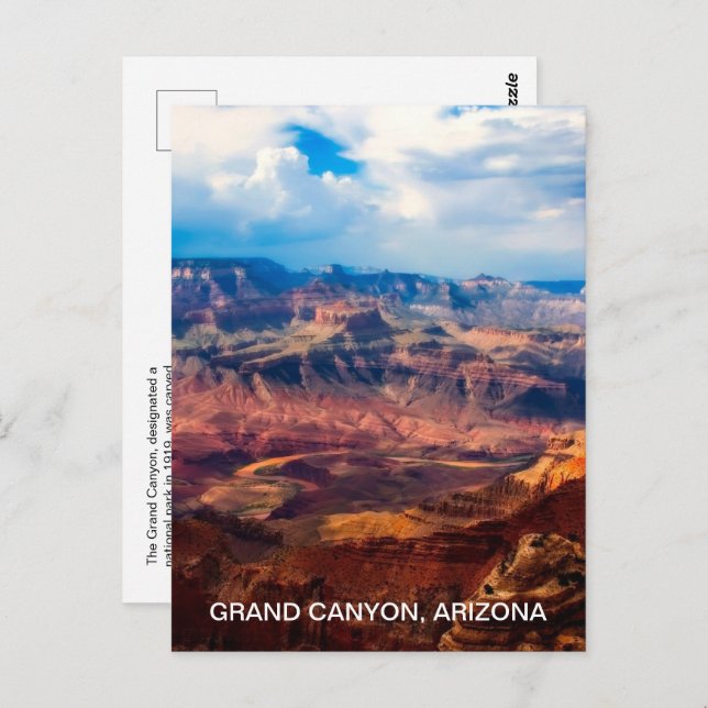 Arizona Grand Canyon National Park Postcard (Front/Back)