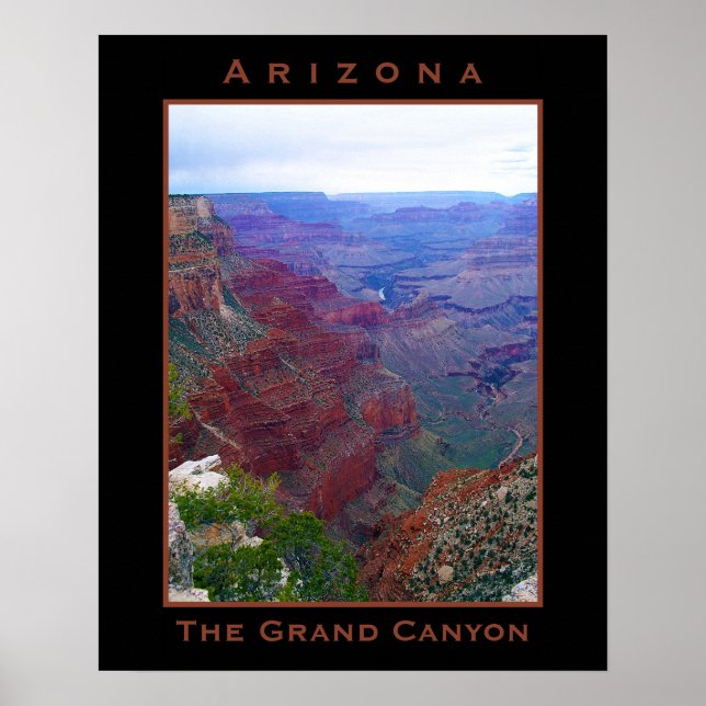 Arizona Grand Canyon South Rim Poster (Front)