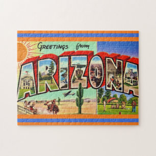 Arizona Greeting Postcard Jigsaw Puzzle