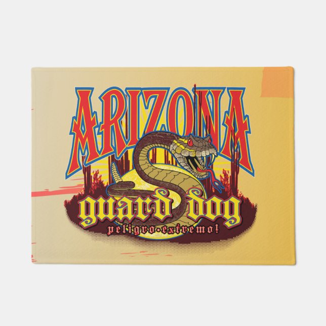 Arizona Guard Dog Snake Doormat (Front)