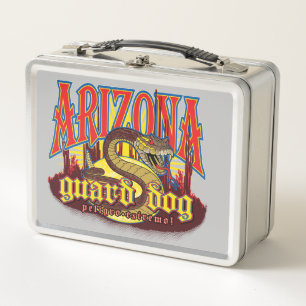 Arizona Guard Dog Snake  Metal Lunch Box