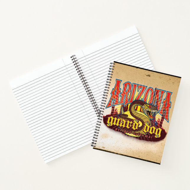 Arizona Guard Dog Snake Notebook (Inside)