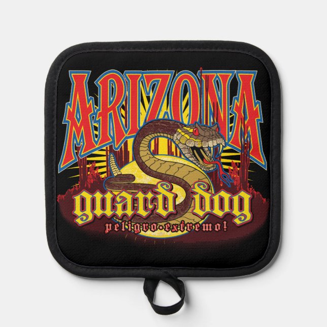 Arizona Guard Dog Snake  Pot Holder (Front)