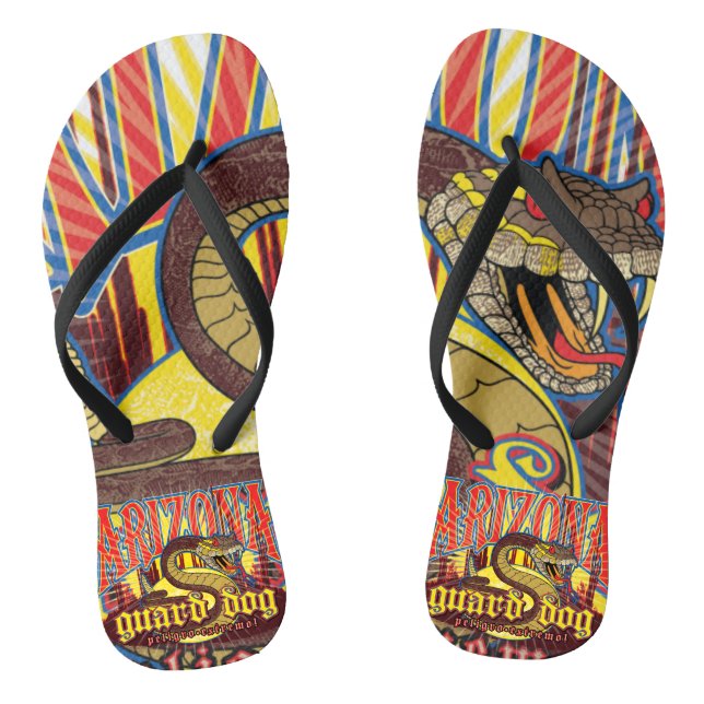 Arizona Guard Dog Snake Thongs (Footbed)