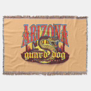 Arizona Guard Dog Snake  Throw Blanket