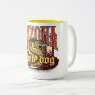 Arizona Guard Dog Snake Two-Tone Coffee Mug