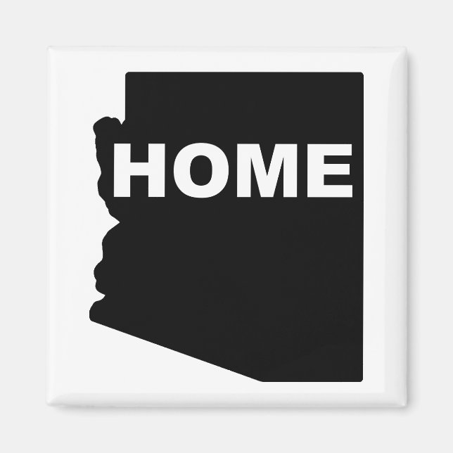 Arizona Home Away From State Fridge Magnet (Front)
