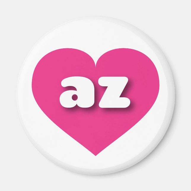Arizona hot pink heart - I love az Magnet (Front)