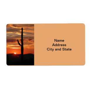 Arizona landscape sunset