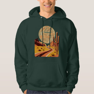 Arizona Landscape Word Art Hoodie