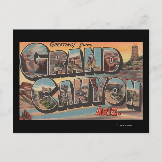 Arizona- Large Letter ScenesArizona Postcard (Front)
