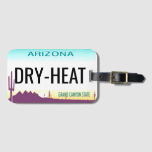 Arizona License Plate Luggage Tag
