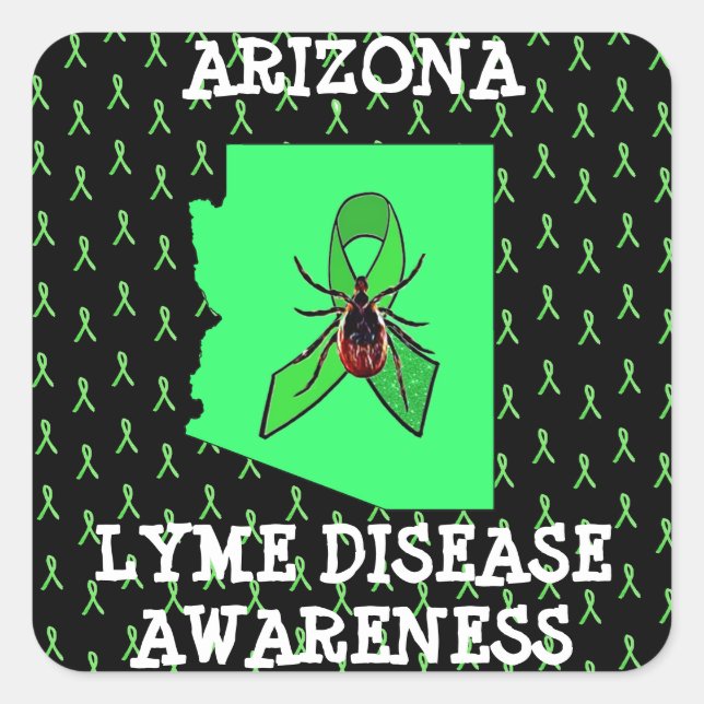 Arizona Lyme Disease Awareness StickerS (Front)