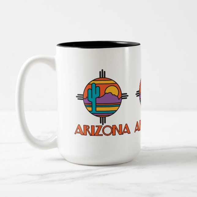 Arizona Mandella Two-Tone Coffee Mug (Left)