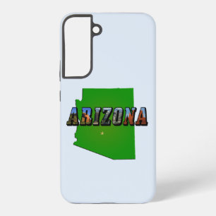 Arizona Map and Picture Text Samsung Galaxy Case