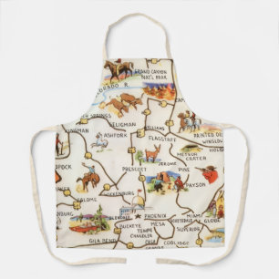 Arizona Map Apron