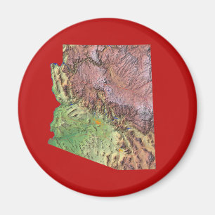 Arizona Map Magnet