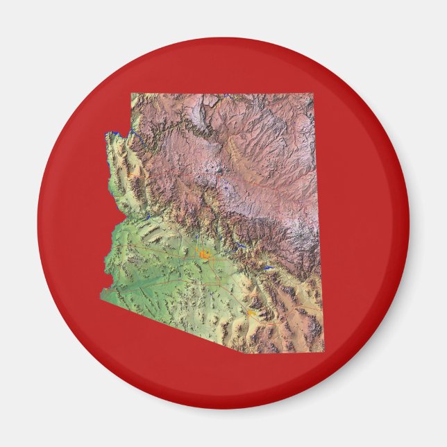 Arizona Map Magnet (Front)
