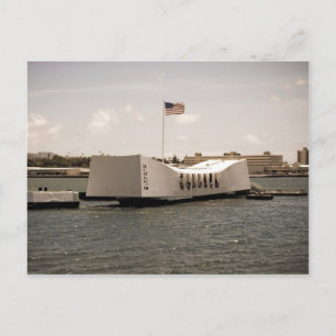 Arizona Memorial Pearl Harbour Postcard