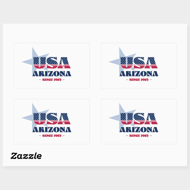Arizona My Home State Sticker (Sheet)