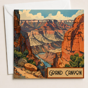 Arizona National Park Vacation Flat Card