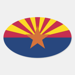 Arizona Oval Sticker