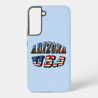Arizona Picture and USA Flag Text