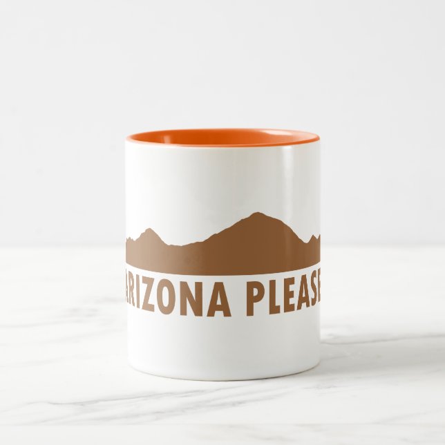Arizona Please Two-Tone Coffee Mug (Center)