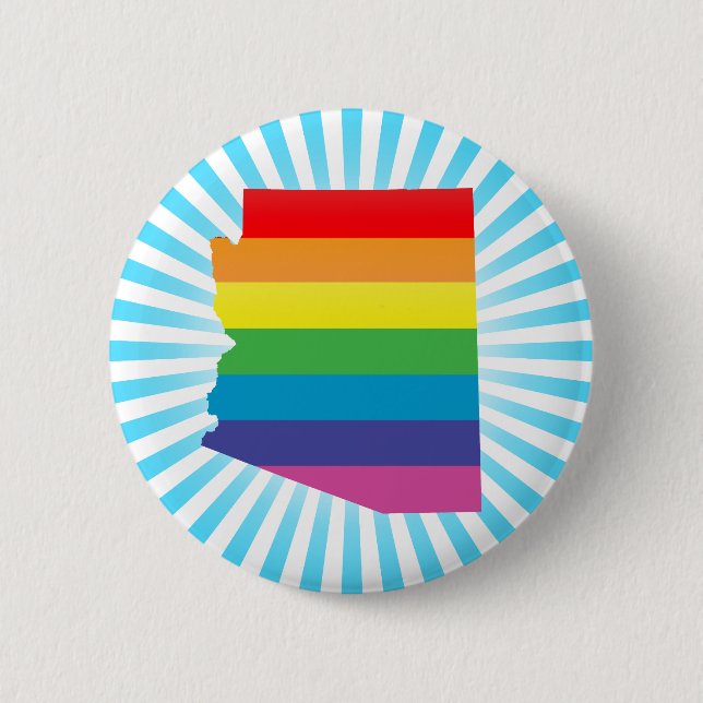 arizona pride. 6 cm round badge (Front)