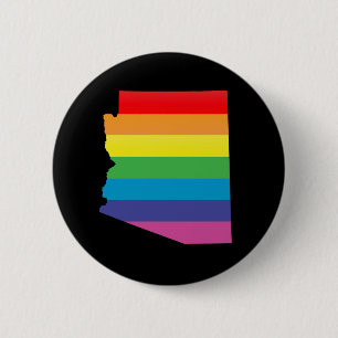 arizona pride. 6 cm round badge