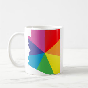 arizona pride. angled. coffee mug