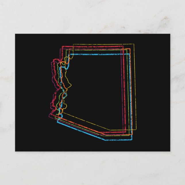 arizona pride blur postcard (Front)