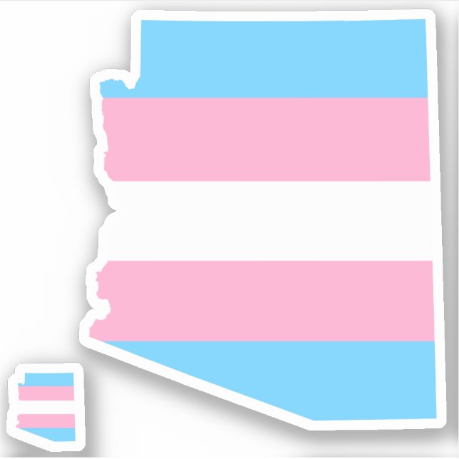 arizona pride striped transgender flag (Front)