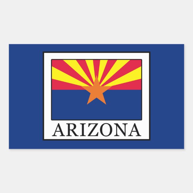 Arizona Rectangular Sticker (Front)