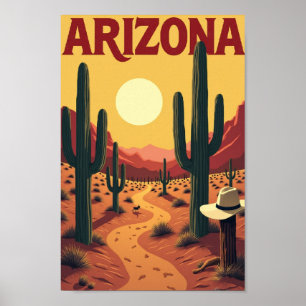 Arizona – Retro Heat of the Southwest Poster