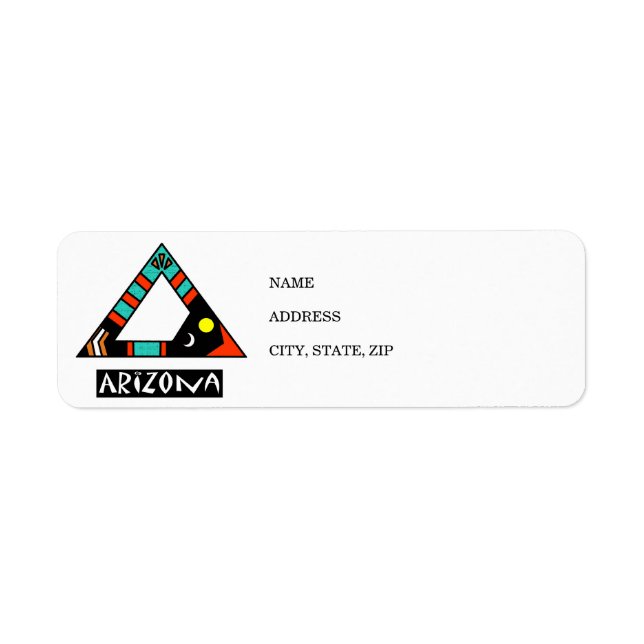 Arizona Return Address Label (Front)