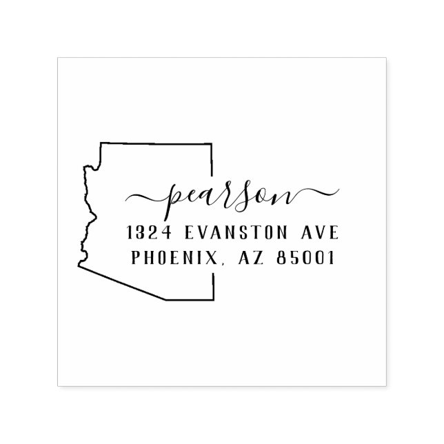 Arizona Return Address Stamp Self-Inking (Design)