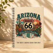 Arizona Route 66 Canyon Dreams Travel Journal