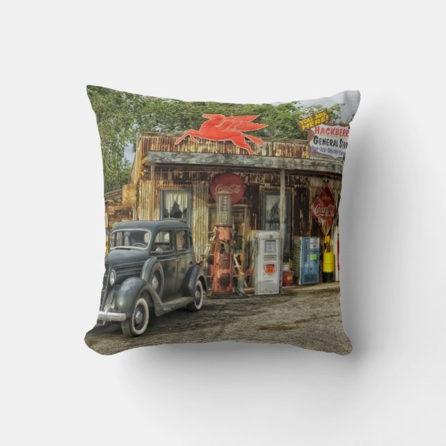 Arizona Route 66 retro store Cushion (Front)