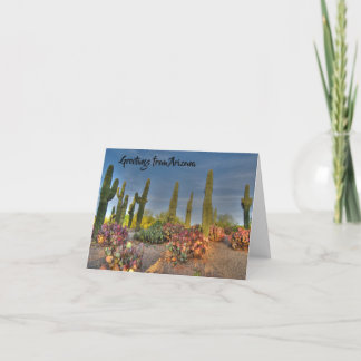 Arizona Saguaro Greeting Card