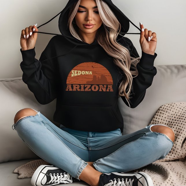 Arizona Sedona landscape vintage az retro Hoodie (Creator Uploaded)